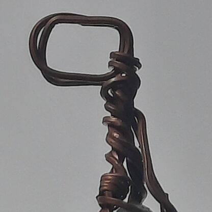 Blue Note, Man (Copper-Wrapped Amazonite Pendant)