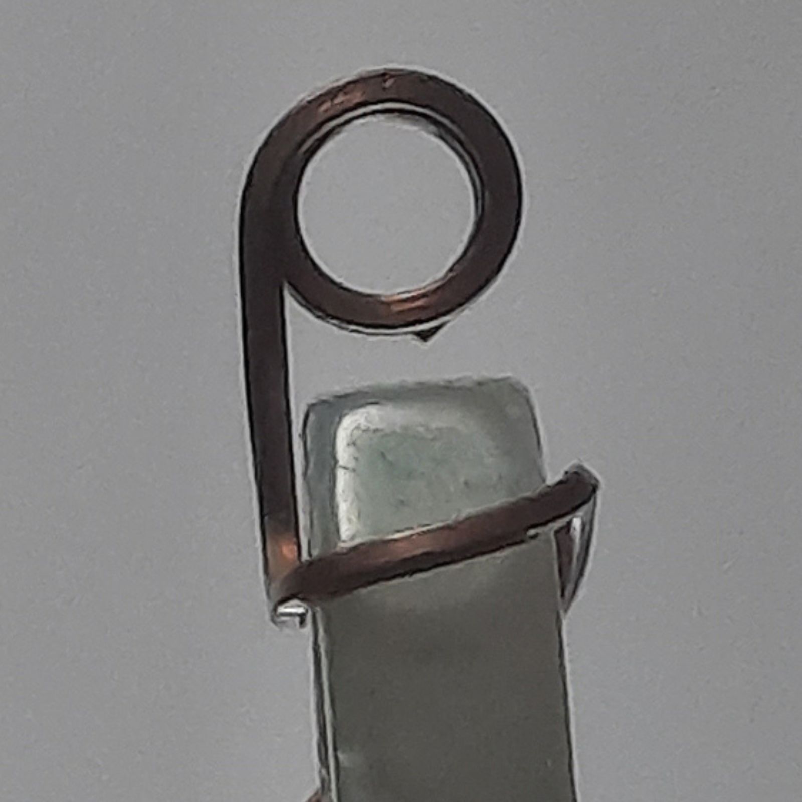 A Little Sky Spark (Agate Slice Pendant Copper Wrap) - Image 4